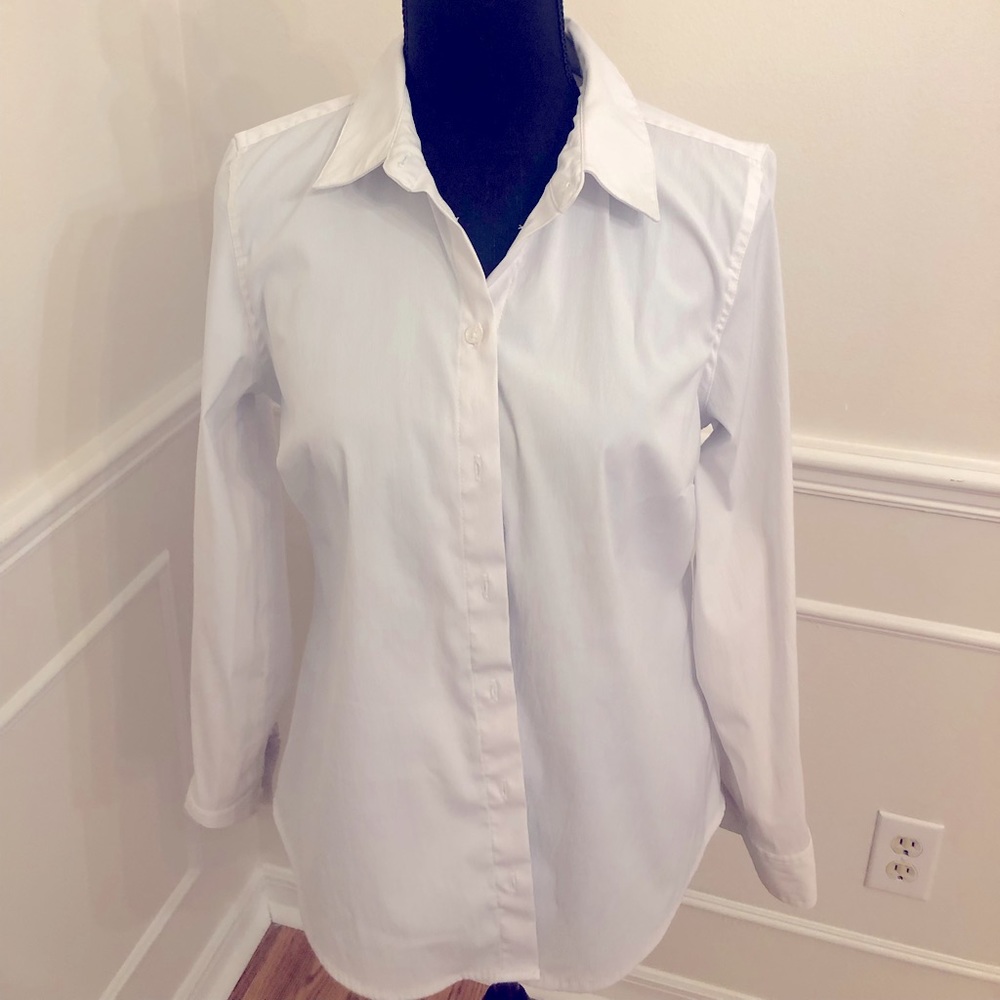 White Botton Down Blouse